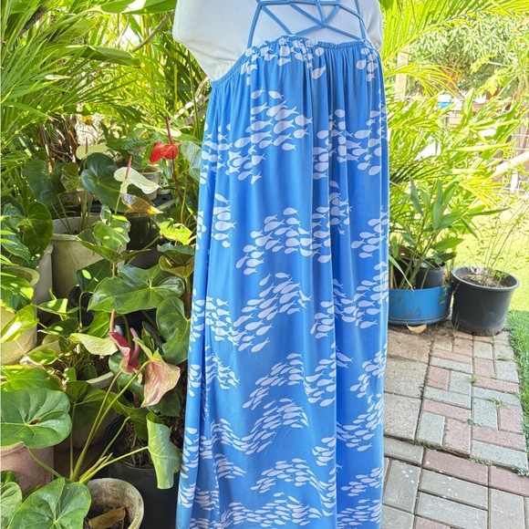 Ava Sky Floral Blue Dress - Picture 5 of 7